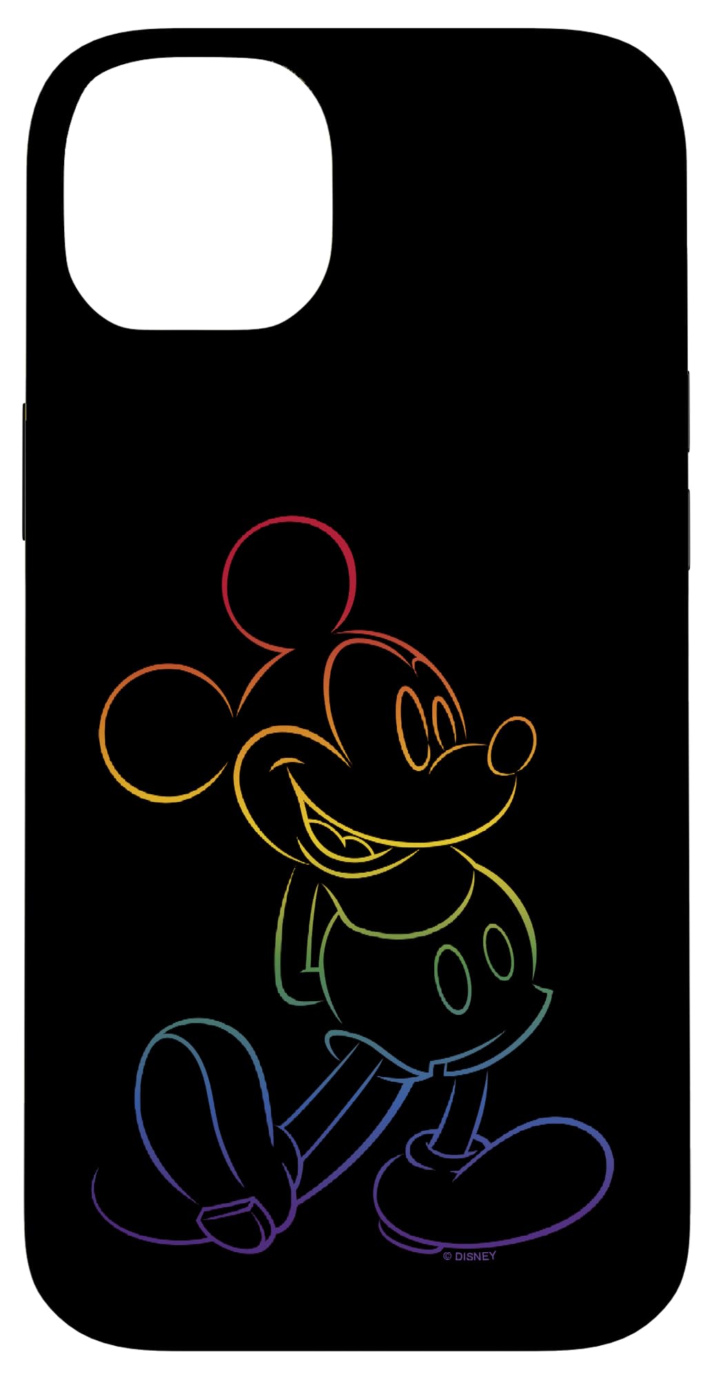 Disney Mickey & Friends Rainbow Gradient Mickey Mouse Case for iPhone 14 Plus