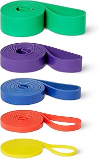 Amazon Basics Exercise Resistance Bands for Working Out, Set of 5