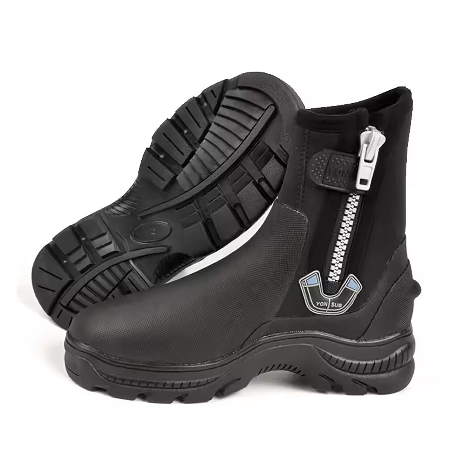 Botas de buceo de neopreno de 5 mm para hombres y mujeres, zapatos de agua de alta calidad con suela gruesa antideslizante, protección para los dedos, calzado duradero para esnórquel, surf, rafting y
