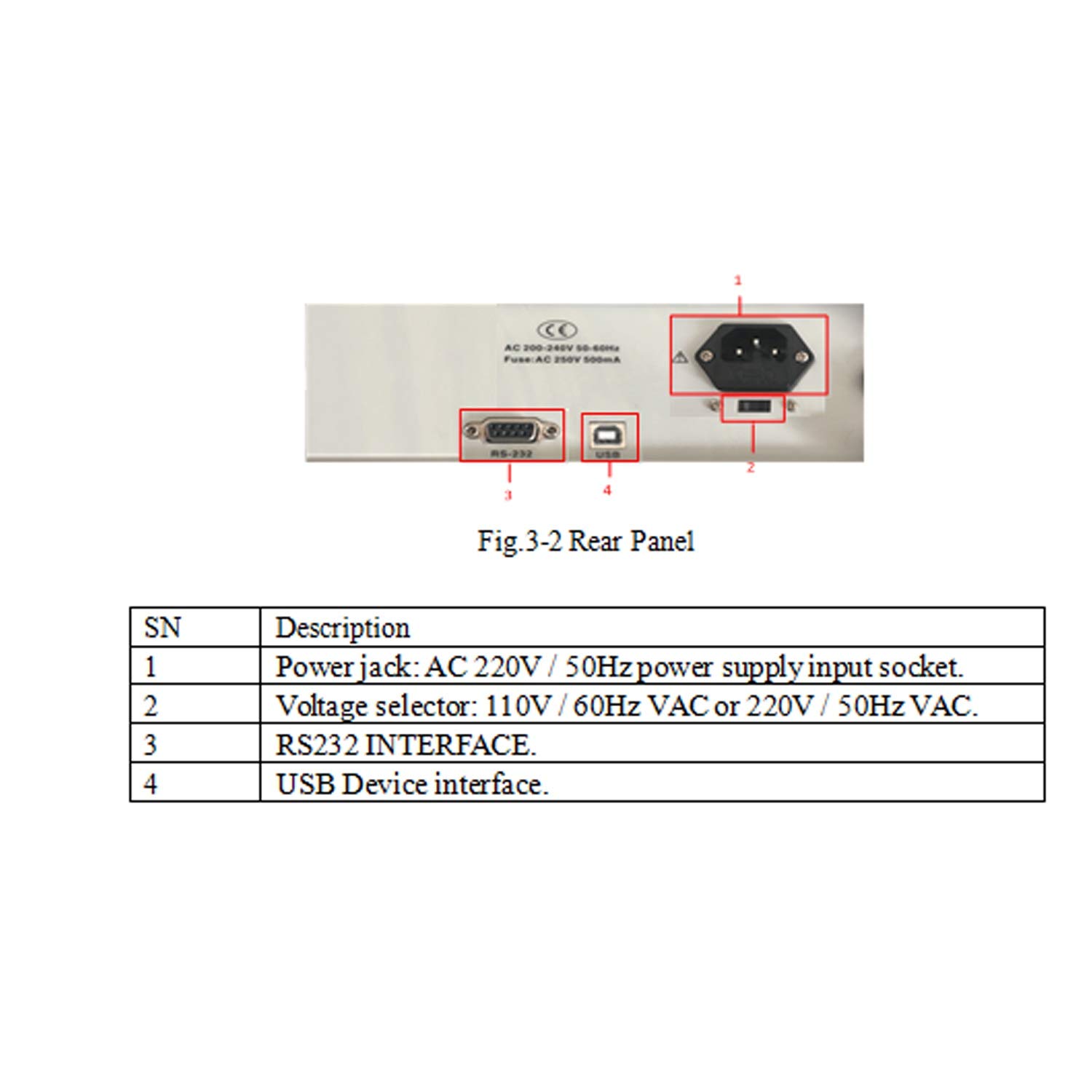 Induktivitätsmessung Tisch-Digital-LCR-Messgerät ET4410 Desktop-LCR-Bridge mit USB und RS-232, einstellbarer Messfrequenz Kapazitätsmessgeräte for 100 Hz bis 100 kHz Messgerät für technisches Labor