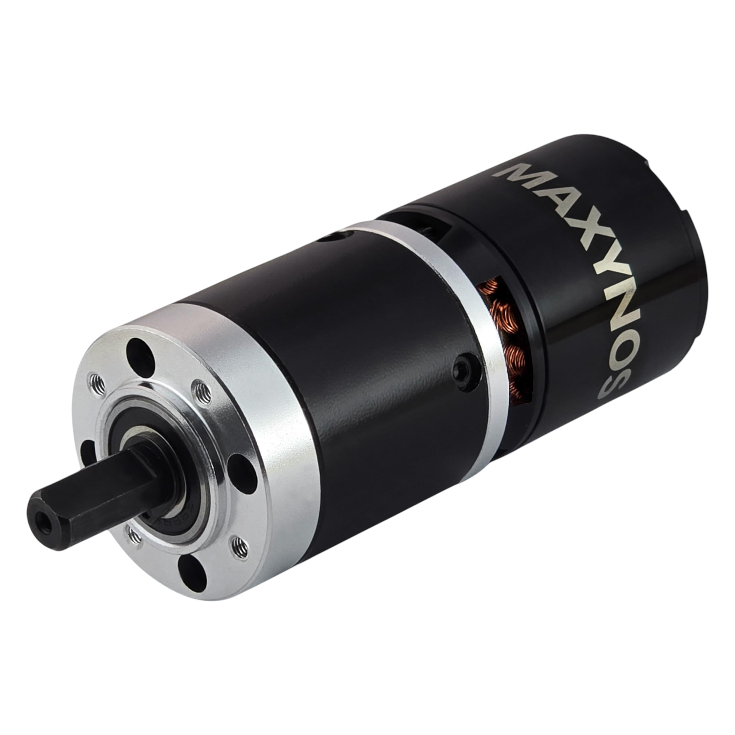 Thor 3548 Planetary Gear Brushless Motor (Outrunner), DC 18 V, 24.7 N·m (251.9 kg·cm) Torque, 36 mm Gearbox, 8 mm Shaft, for Robotics, Automation, and RC Applications (900KV, Gear Ratio 51:1)