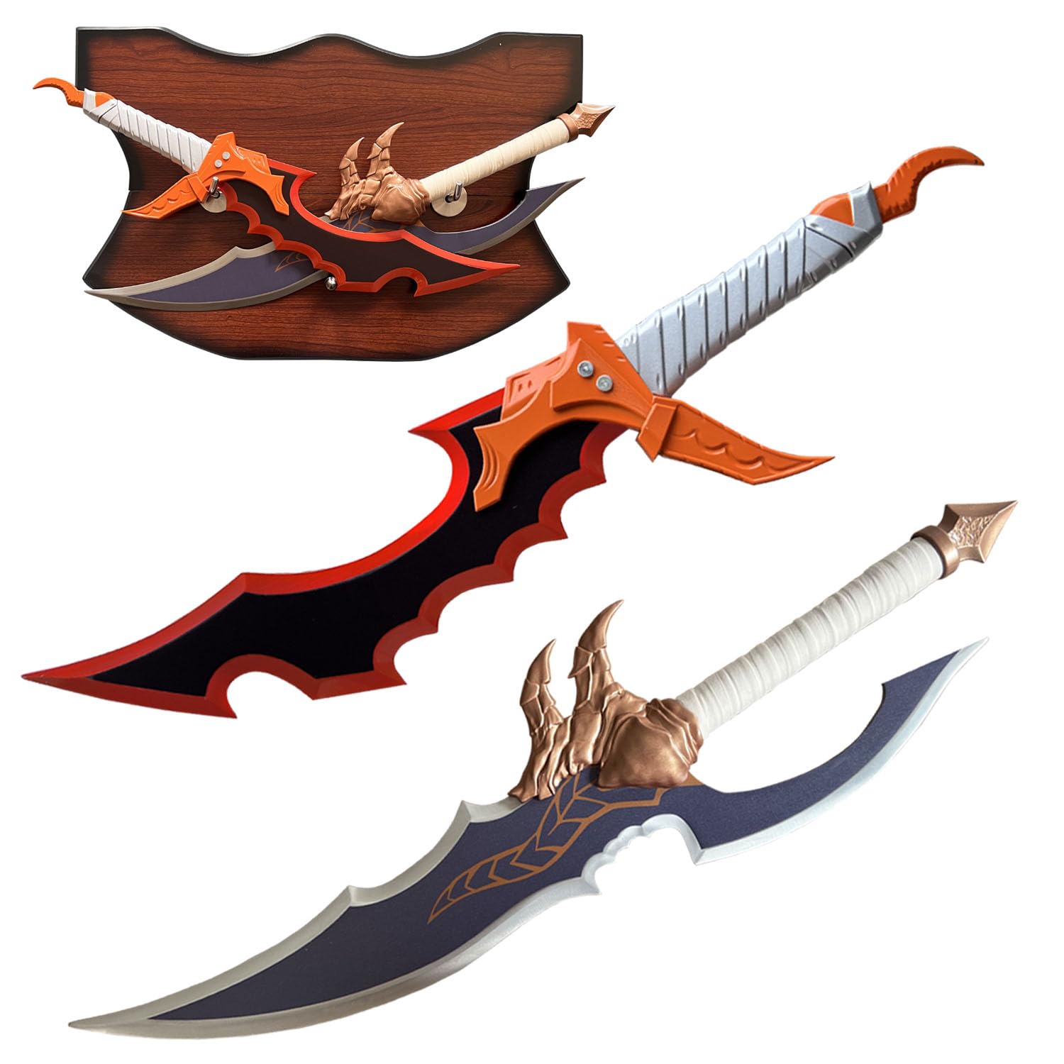 Anime 2pc Set Sword Kasaka's Knight Killer 2 Sword Cosplay Props