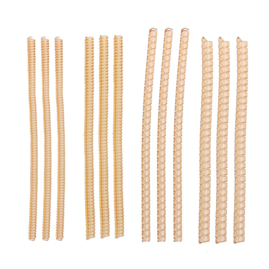 Maxtonser 4 Sizes12 Packs Invisible Size Adjuster for Loose Rings Clear Invisible Resizer Jewelry Sizer Tightener