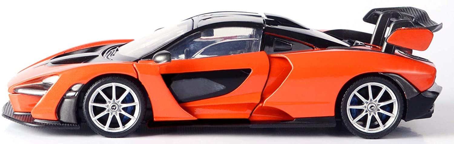 Amazon.com: McLaren Senna Orange Metallic and Black Timeless