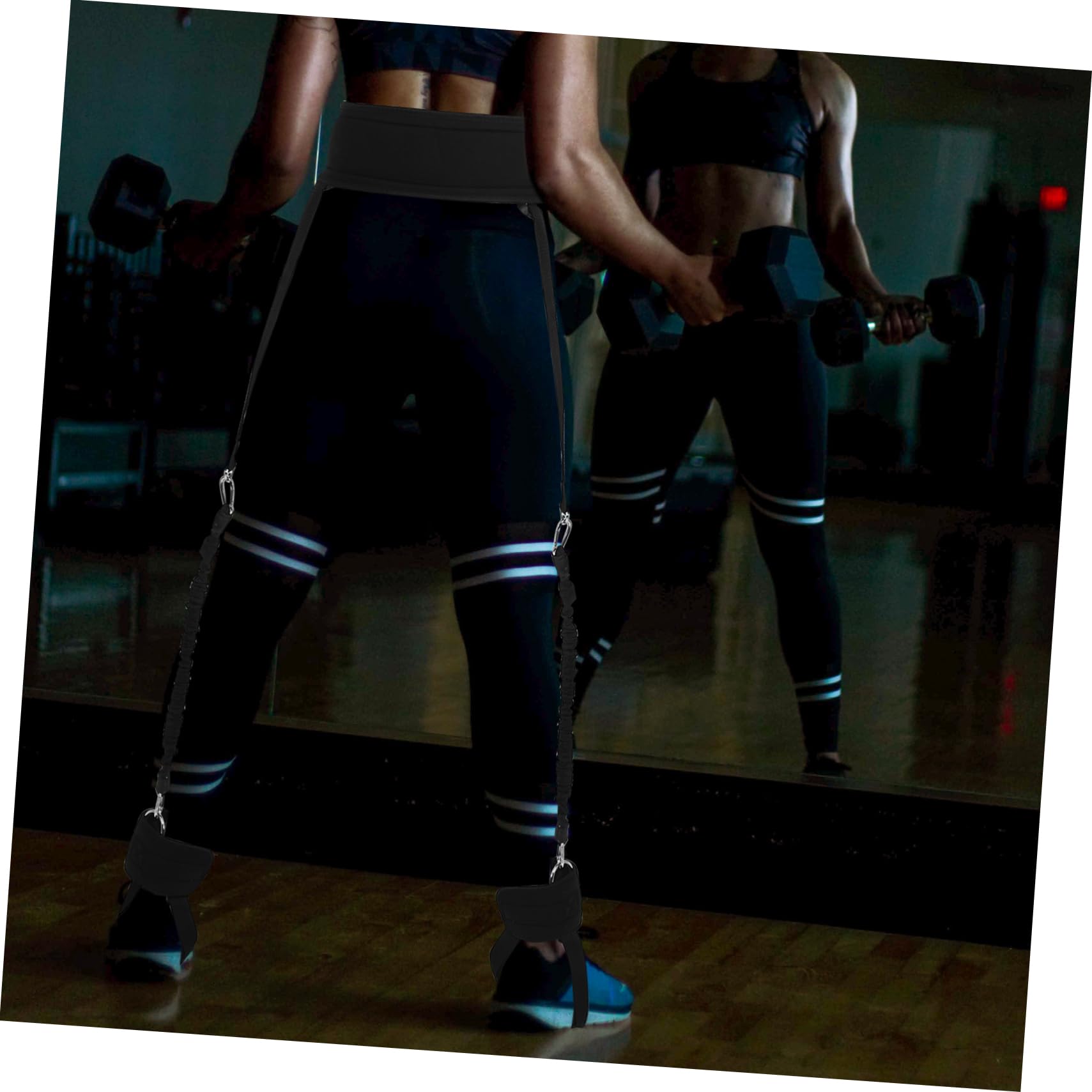 Yardwe Kit Di Fasce Di Resistenza Per Il Fitness Cavigliere E Vita Per Attrezzature Da Allenamento Indoor