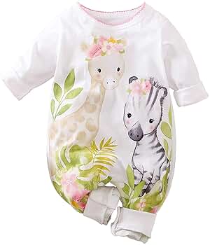 Amazon.com: Aoswep - Cute Giraffe + Zebra With Floral Print