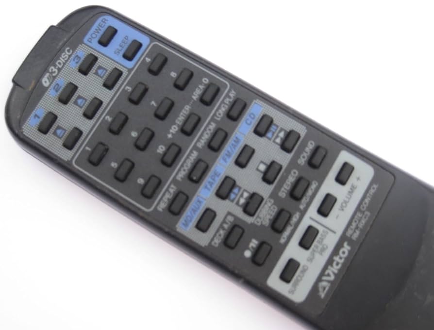 (7306) ビクター オーディオリモコン RM-SA921 7306) ビクター オーディオリモコン RM-SA921