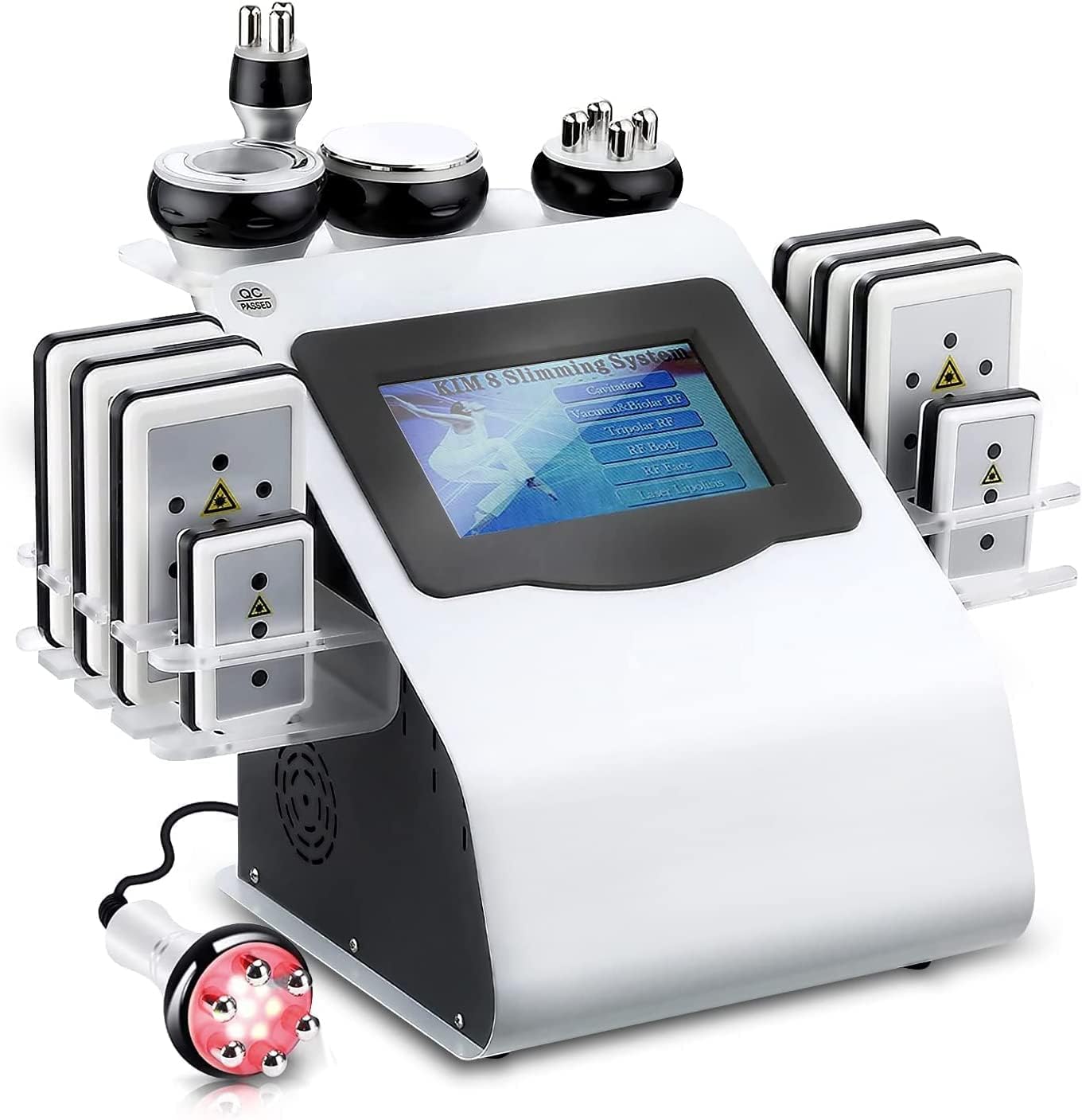 R A Products 6 in 1 Body Lipo Cavitation Machine (With Training), Lipo Cavitation for Fat Removal | Skin Tightening Machine, Body Skin Light Spa Care for Home or Shop (Free Demo Training)