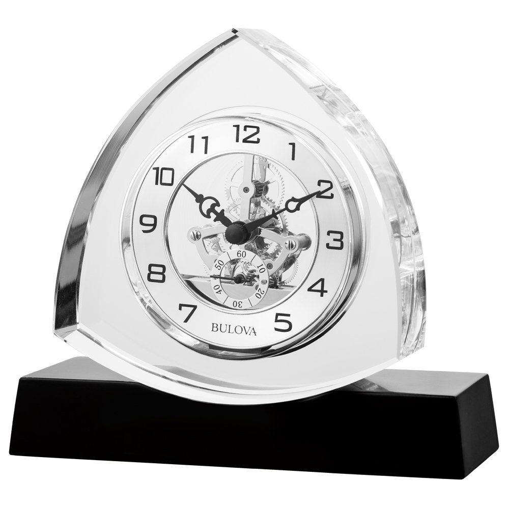 Amazon.com: Bulova Trident Clock Clocks B1706 Trident, Clear