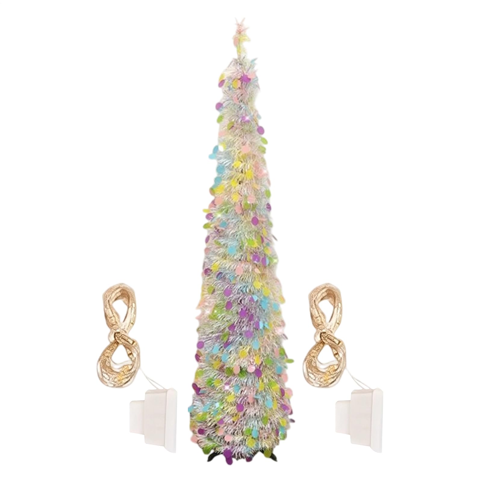 Sapins de Noël artificiels avec lumières Scintillantes Décoration De Noël
