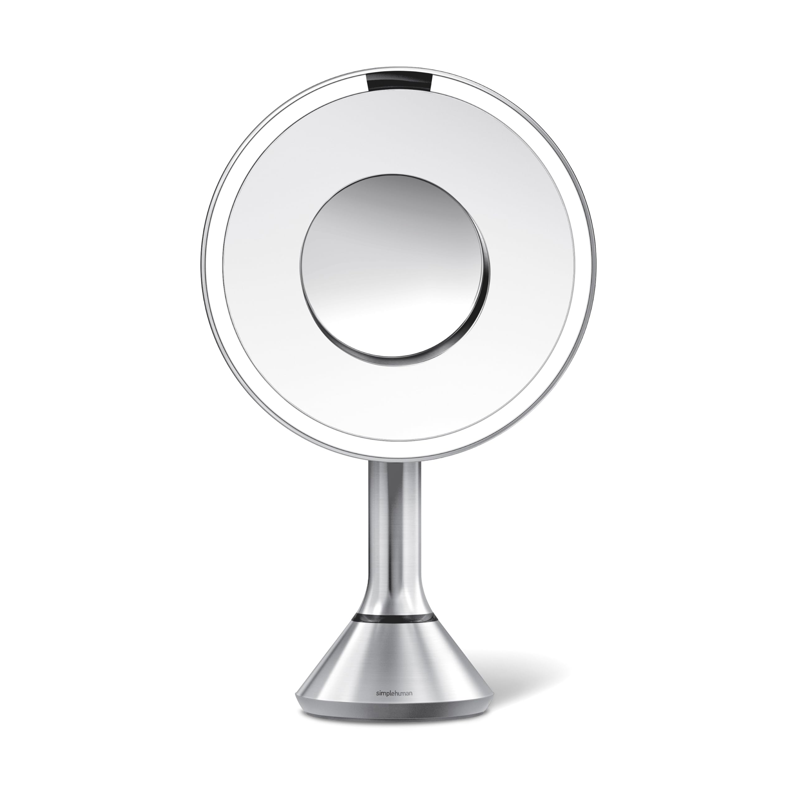 simplehuman Sensor Mirror One w/ 10x Detail Mirror, Brushed