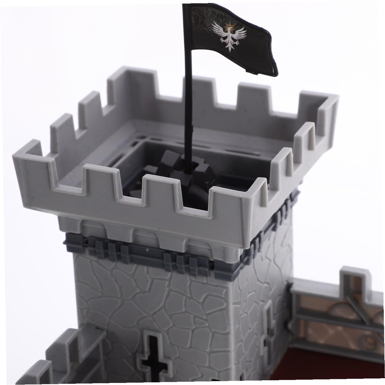 BESPORTBLE Playset Castello Pirata Assemblabile 310 Pezzi, Plastica | Sacchetto Incluso, Tema Pirata per Ragazzo Ragazza, Stile Decorativo ed Educativo