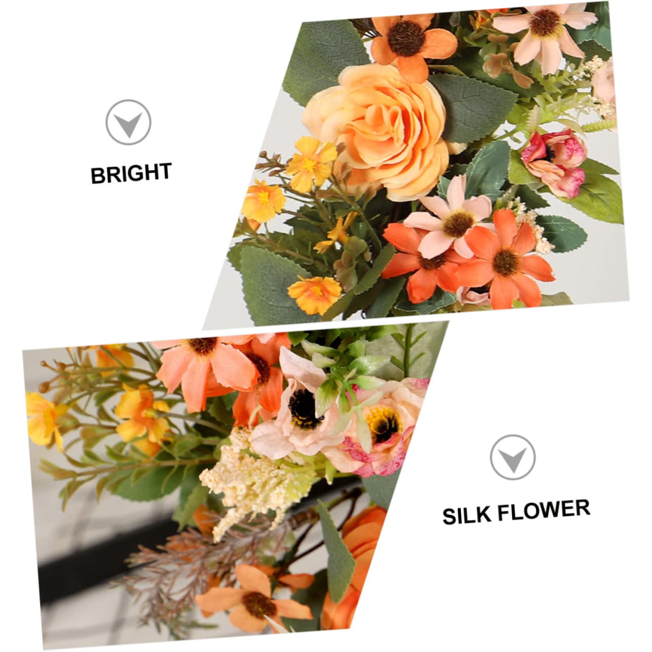 GARVALON 1pezzi Ghirlanda Di Peonie Artificiali Per Decorazioni Festive Wreath Simulato Per Matrimonio e Casa Decorazione Murale Elegante Per Eventi e Feste
