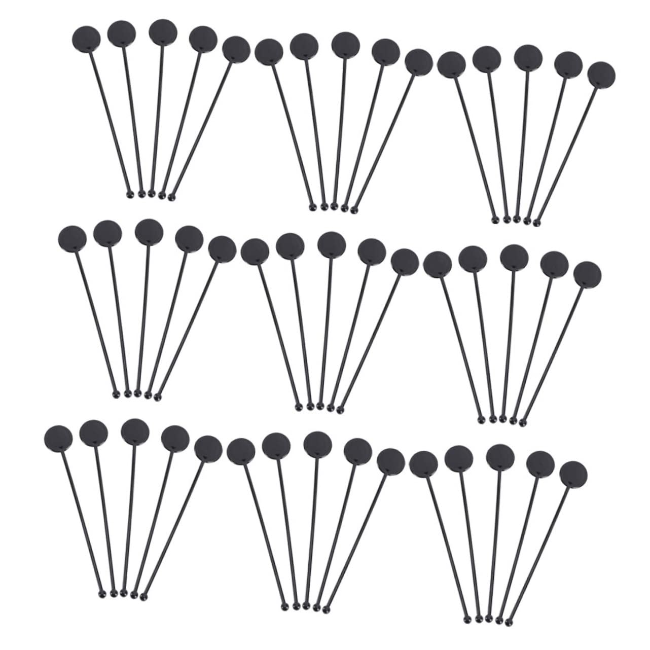 Cabilock 50Pcs Cocktail Stir Sticks Reusable Swizzle Sticks for Drinks Food Grade Bar Accessories for Cocktails and Party Mixing