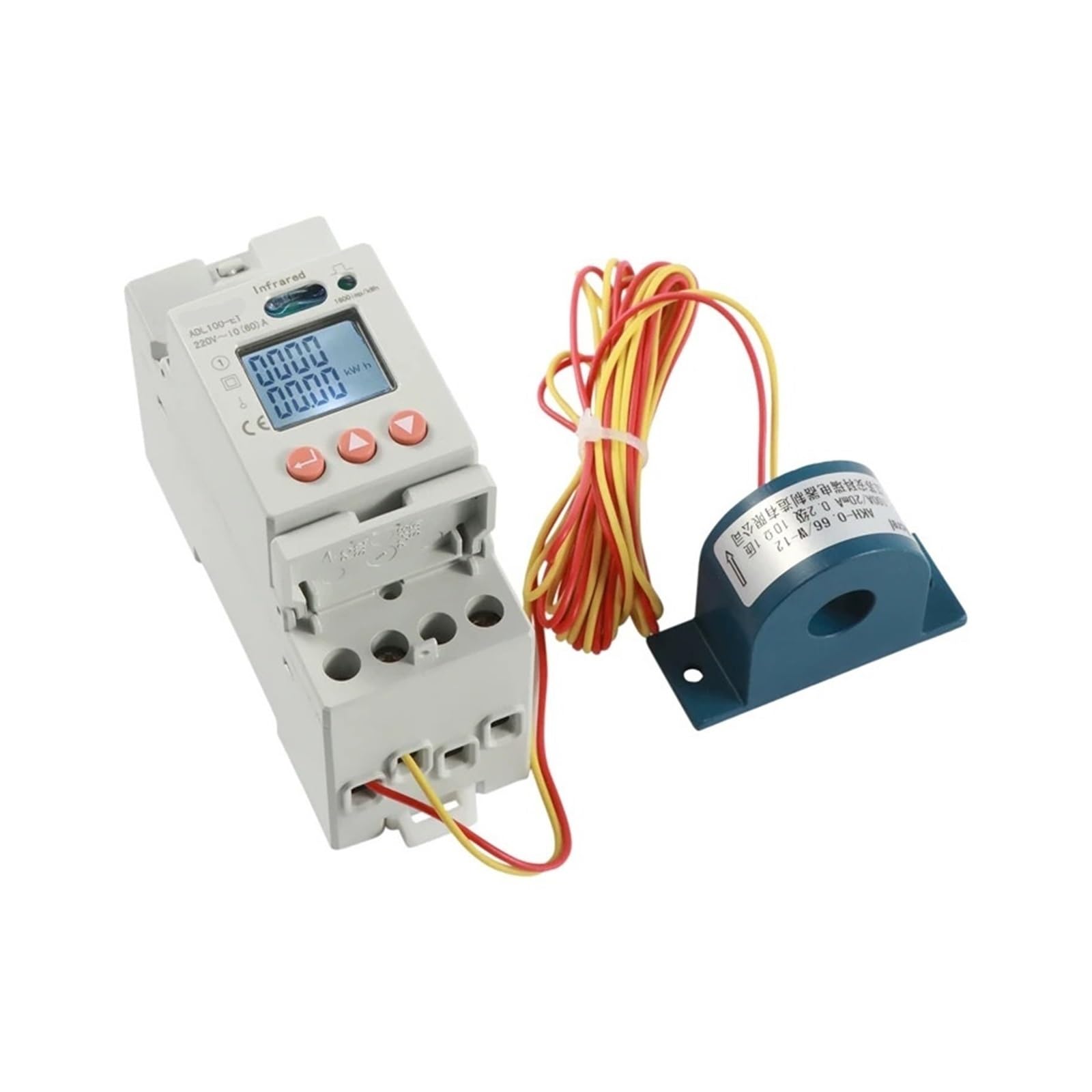 TNFOFUDH ADL100-ET/CTC 1 Phase Din Rail Energy Meter an External Opening RS 485 20(100) A Input