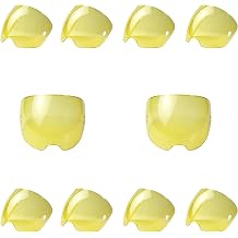 10 Pack 0700600881 Amber Front Cover Lens compatible with Sentinel A60 Welding Helmet,A60 Outside Lens Replacement