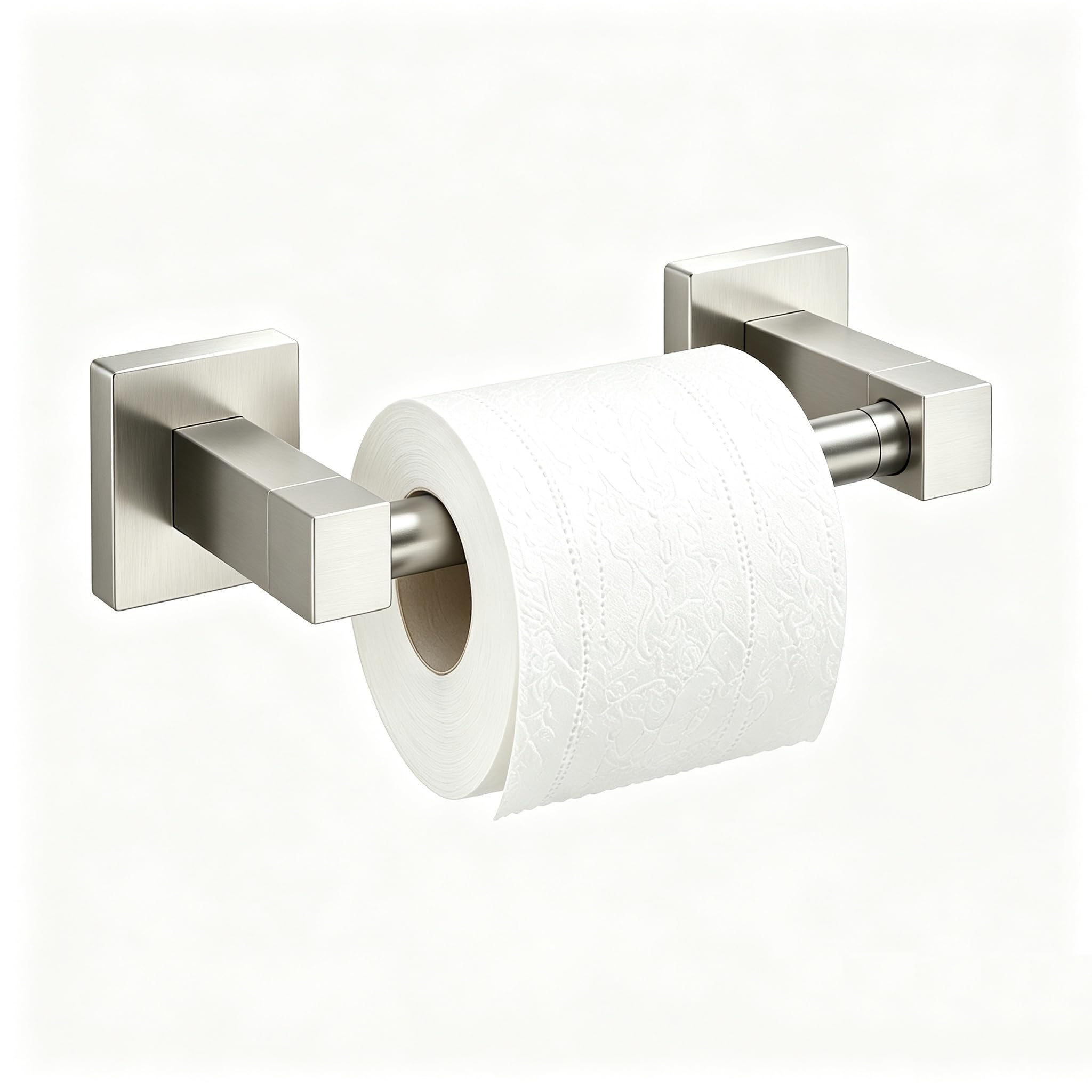 Toilet Paper Holder 304 Stainless Steel Double Post Pivoting