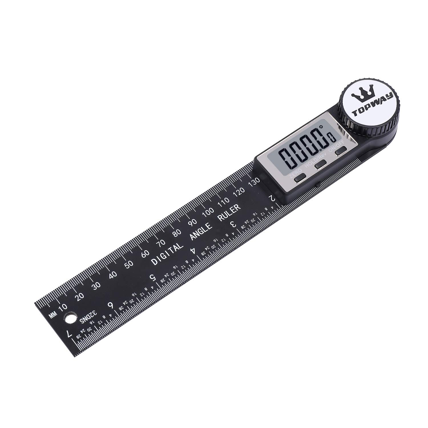 TOPWAY Digital Angle Finder 8" 200mm 0-360° Goniometro Digitale Inclinometro Elettronico