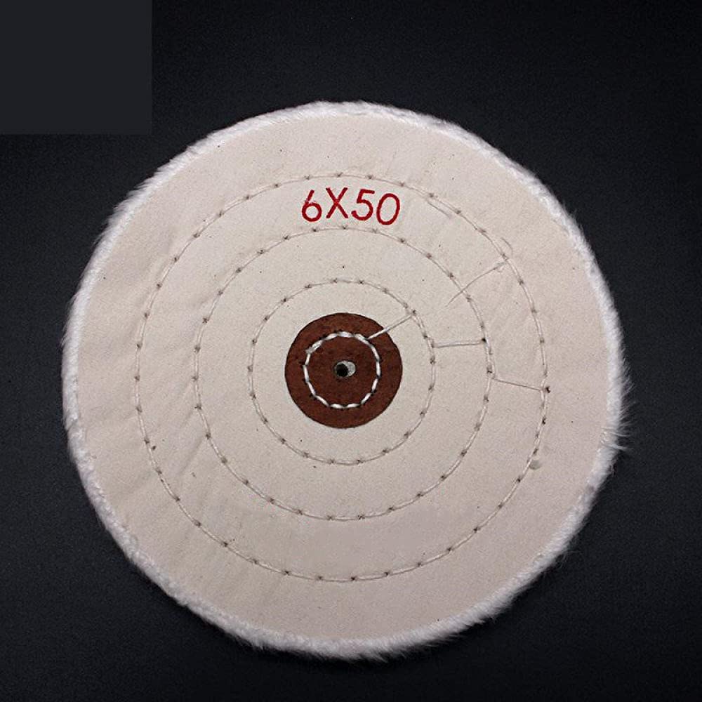 1 St 2 ''/3''/4'' Buffing Polijsten Wielen Katoen Lint Doek Metalen Sieraden Spiegel Polijstschijf 1/4 Schacht Voor Boor,mix 6st