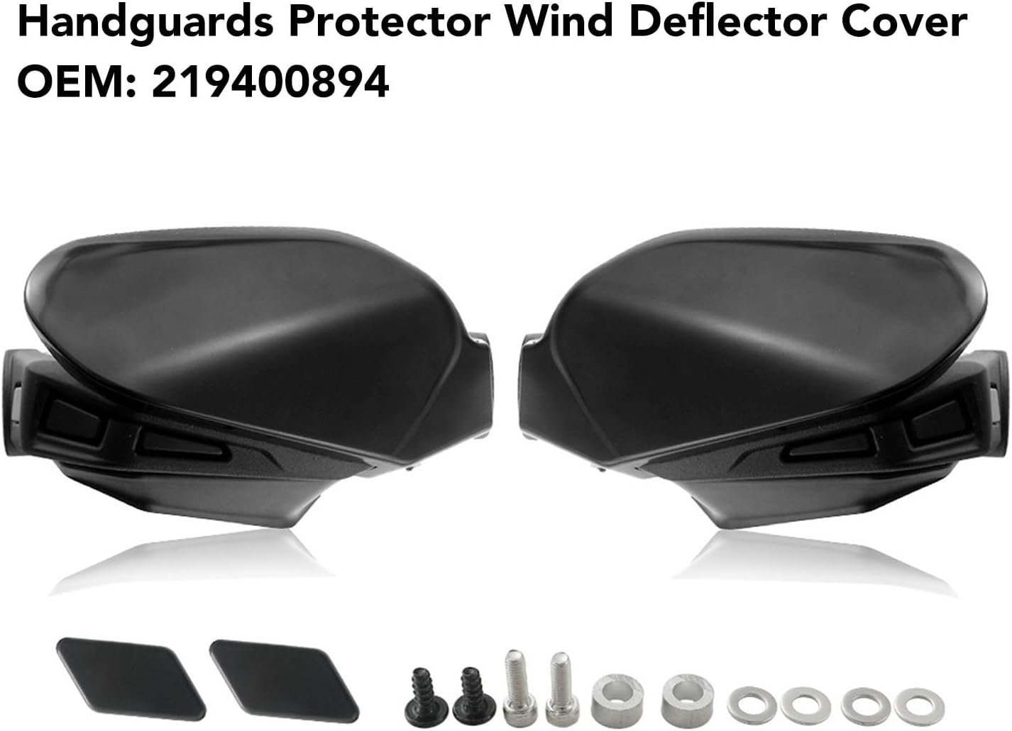 Ryker Handguards Protector, Reinforced Hand Guards Air Deflector Kit Compatible with Ryker 600, Ryker 900, Ryker Rally, Ryker Sport, OEM 219400894