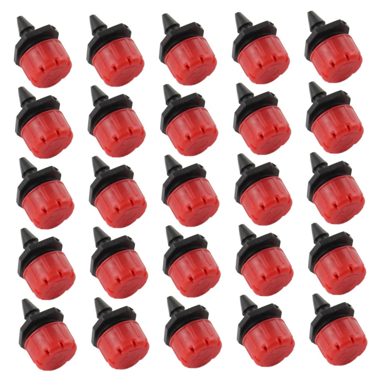 IWOWHERO Adjustable Dripper Nozzles for Drip Irrigation 8-Hole Sprinkler Emitter Kit