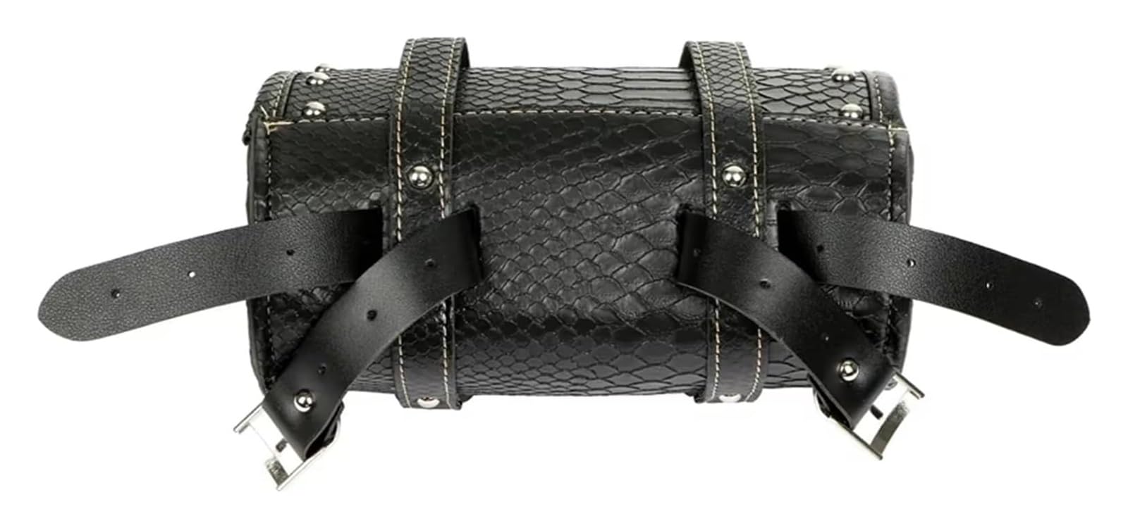 Moto Paraurti Borsa Moto retrò Similpelle Anteriore Portaoggetti Bagagli Sella Borsa