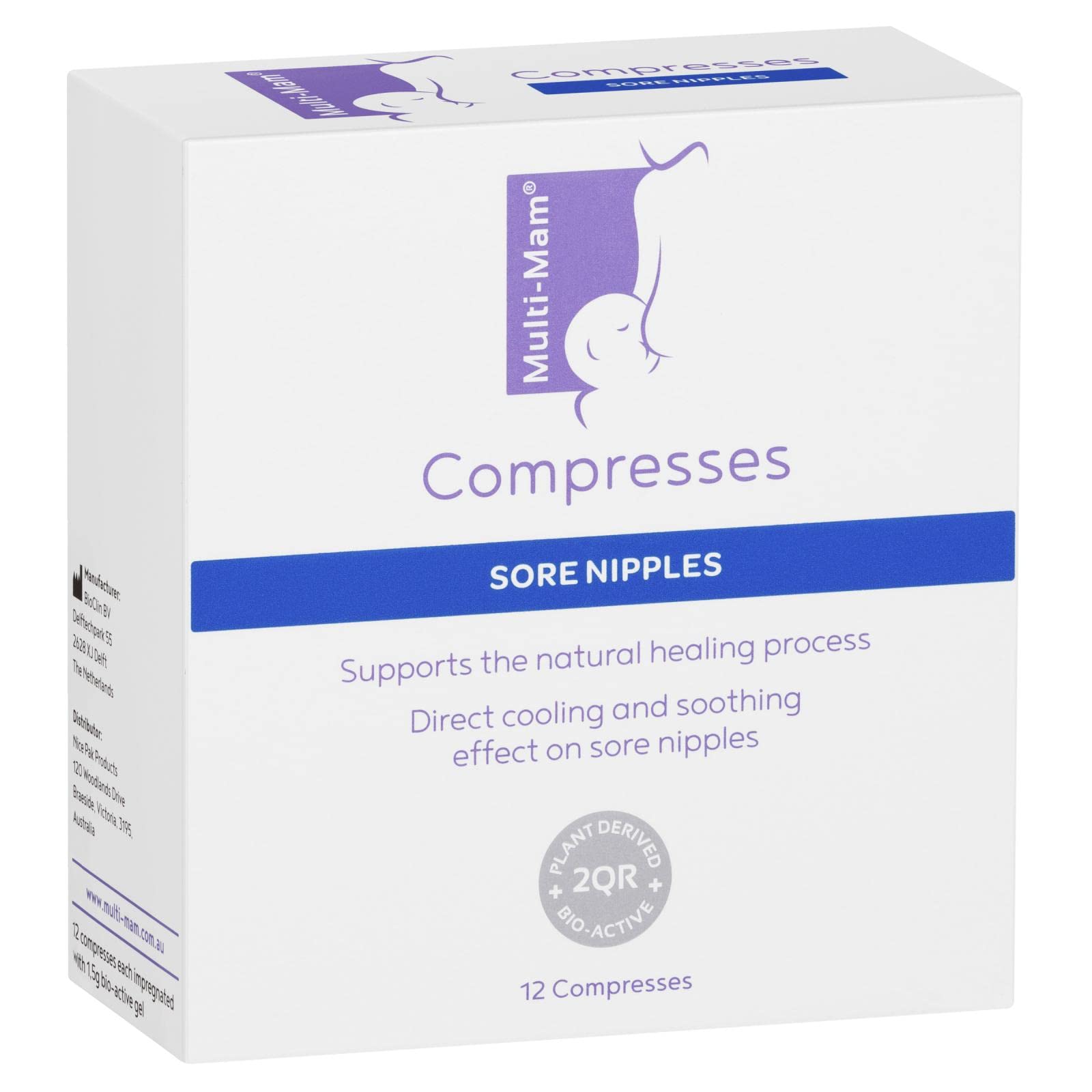 Instant Relief Nipple Compress x 12