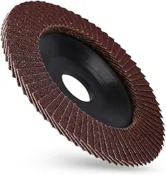 Disco de Lixa Flap Profissional, 100mm, Grão 70, Kit com 10 Unidades para Metal e Madeira, Alta Remoção e Acabamento, Formato Abrasivo com Suporte Reforçado