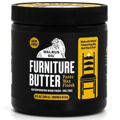 Walrus Oil - Furniture Butter, Paste Wax Wood Finish. 100%