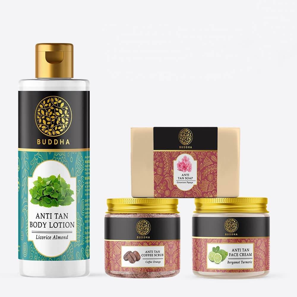 Buddha Natural 15 day Anti Tan Kit (Combo Kit) helps To Remove Full body tan Within 15 Days-image-45