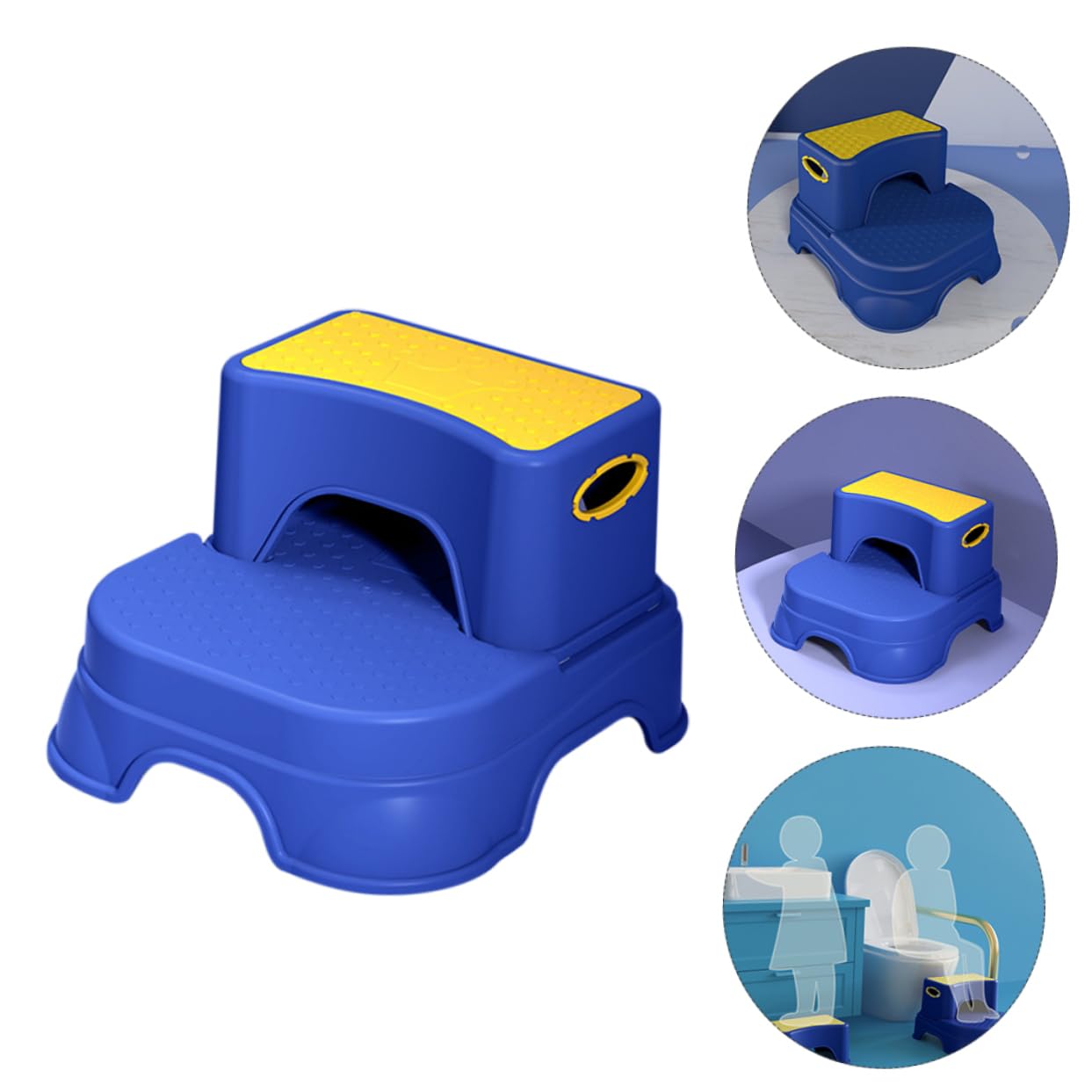 Milisten 1 Pieza Escalón Infantil Antideslizante para de para Baño y Cocina Material de Limpiar para Entrenamiento de Baño y Lavado de Manos Diseño Seguro y Ligero