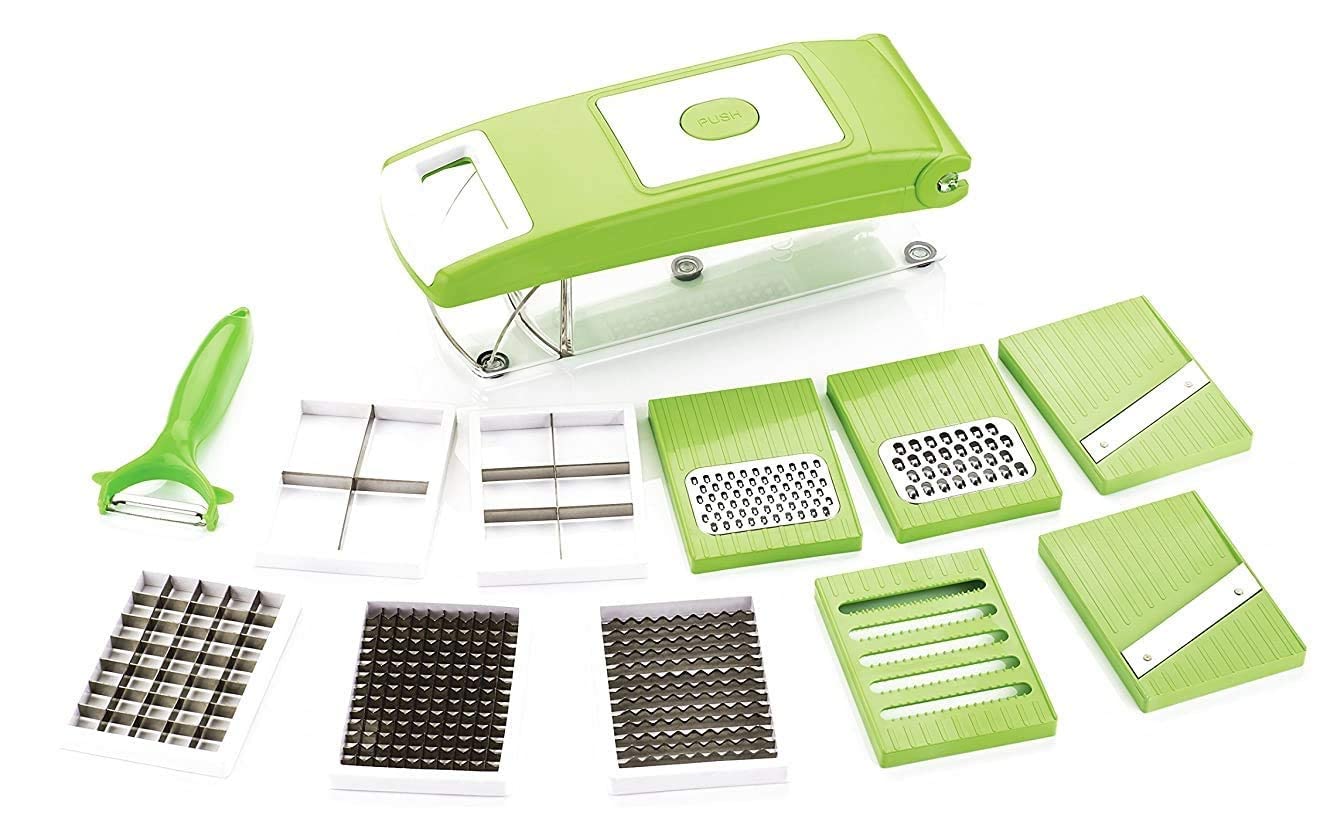 Buy Vegetable Chopper Mandoline Slicer Cutter Chopper and Grater 11 in