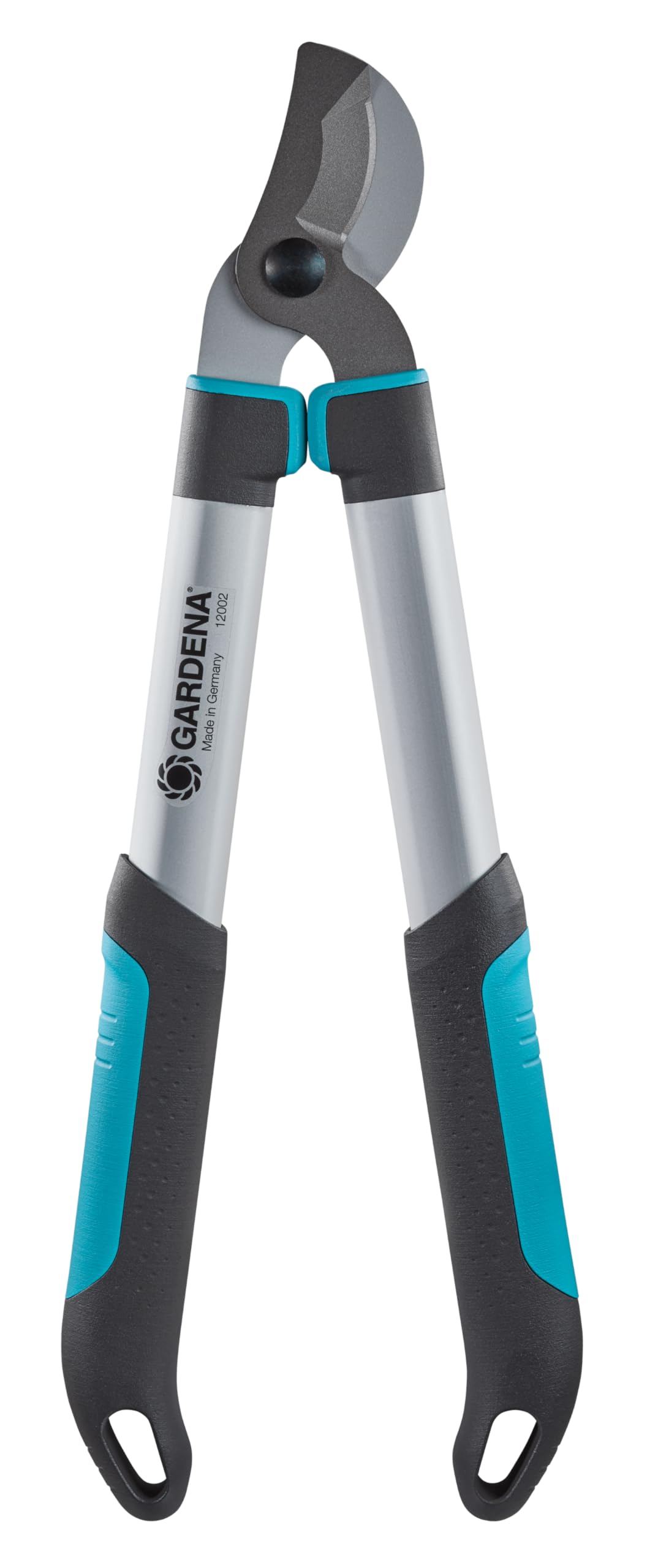 Gardena EasyCut 500 B Pruning Lopper, Bypass Pruning Lopper for Cutting Green Wood of Up to 42 mm Diameter, ErgoTec, Non-Stick Coating (12002-20) black, silver, turquoise