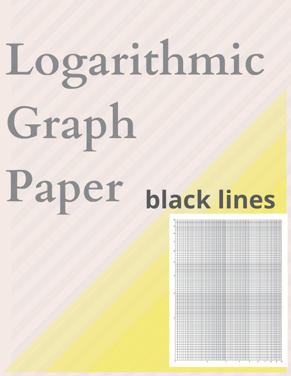 Logarithmic Graph paper: black lines , Log-Log scales , 60 Sheets