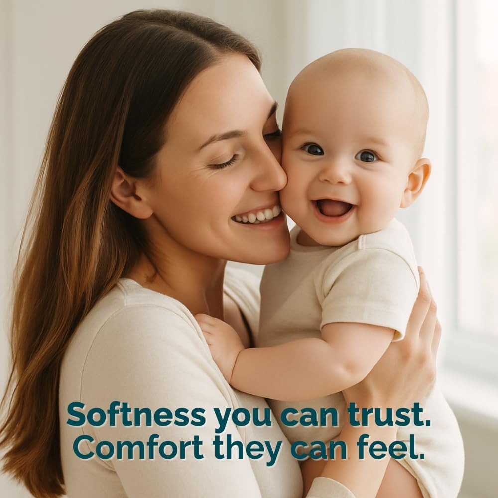 EcoAble Baby Stay-Dry Hemp Night Fitted Cloth Diaper, One Size (Pack of 2)
