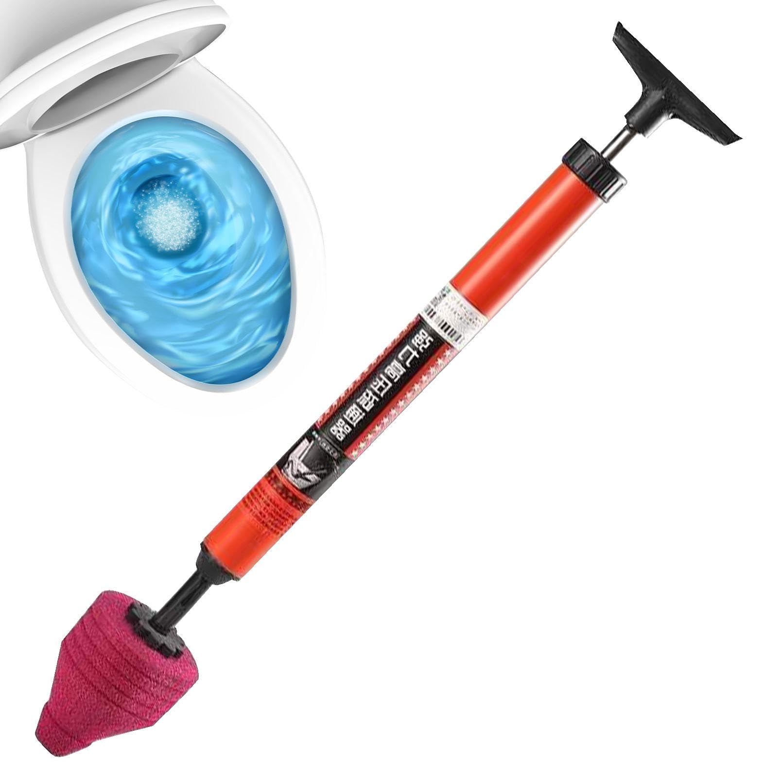 Déboucheur de toilettes haute pression – Pistolet de vidange de toilettes, de chasse d'eau haute pression | Déboucheur de tuyau de toilette Onne Shot, kit de piston de toilette amélioré pour