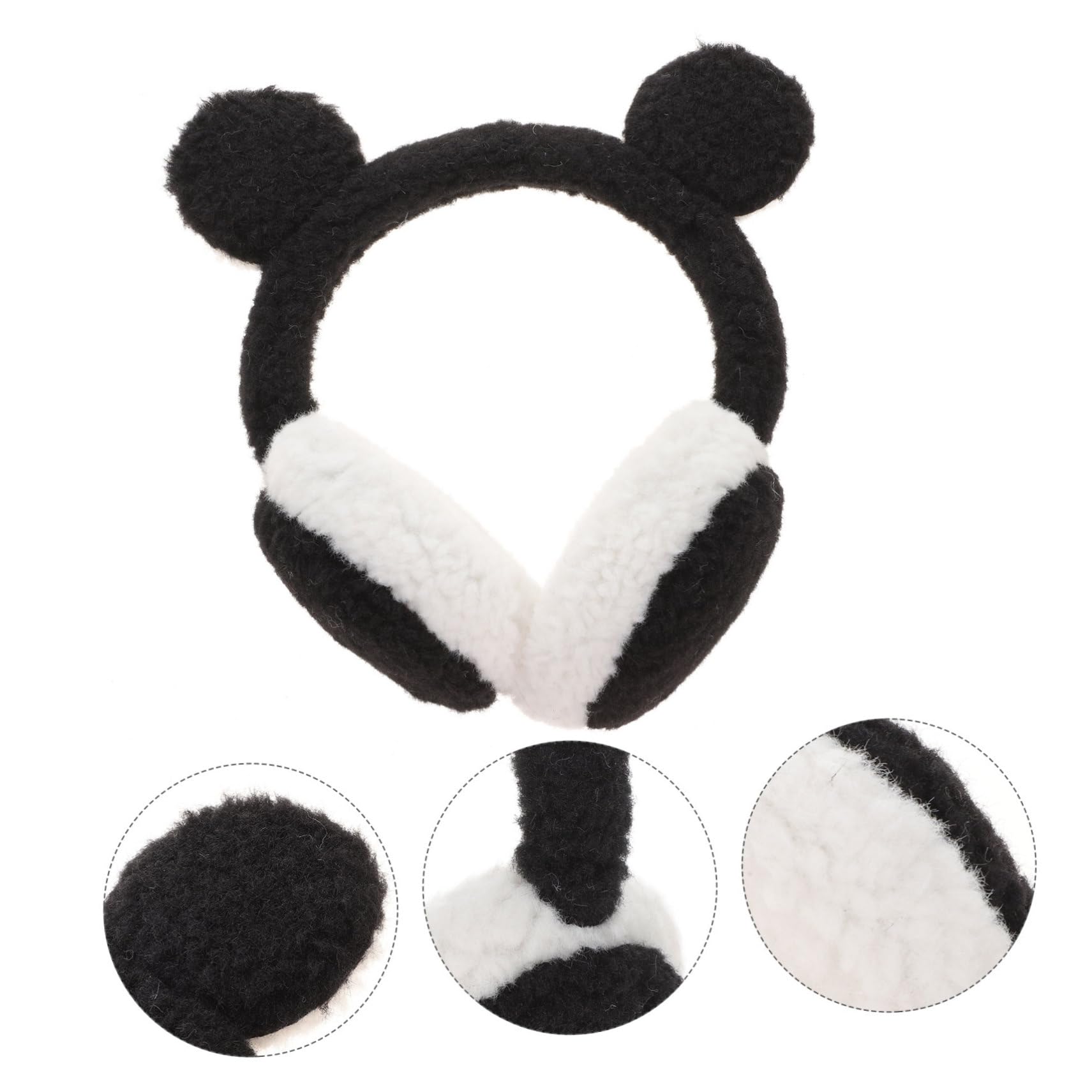 4pezzi Coperte Per Orecchie Peluche Scaldafore Orecchie Per Accessorio Alla Moda Per Inverno Comfort e Protezione Dal Freddo