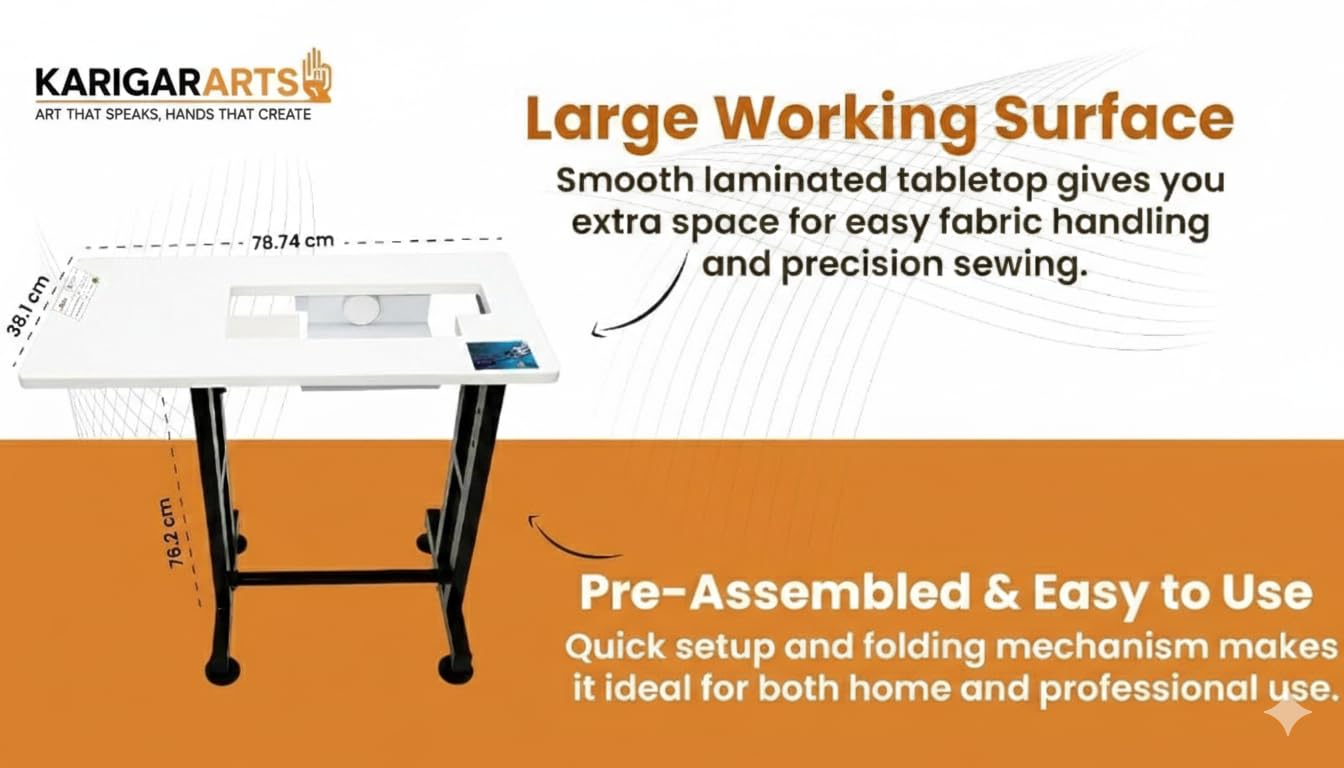 Sewing Machine Extension Table - Iron Stand | Custom Branding -4 Sewing Machine Extension Table - Iron Stand | Custom Branding -4