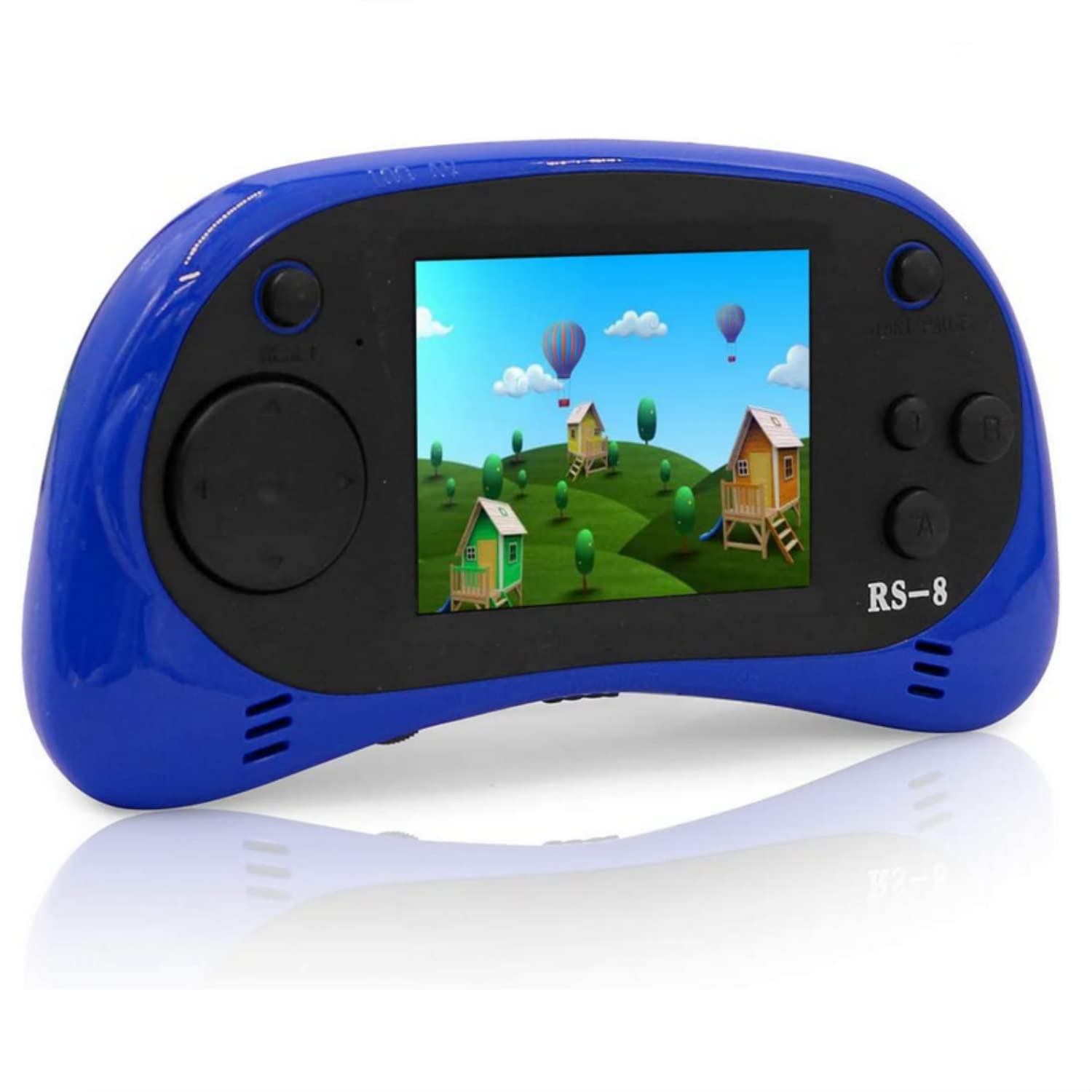 SKEIDO 8 Bit 2.5 inch RS-8 Mini Family Video Game Console Portable Handheld Game Players Built-in 260 Classic Games AV TV Output Tetris