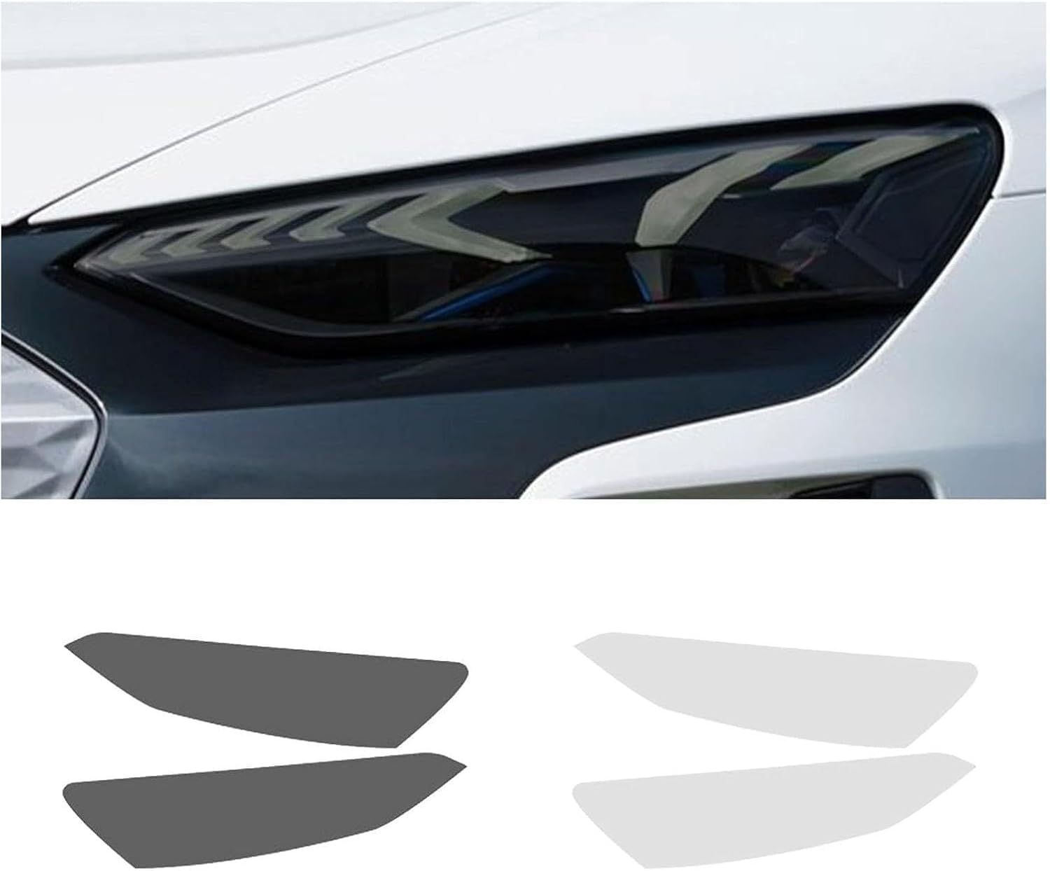 SamLng Car Front Light Film for Etron GT RS Quattro 2021 2022 Car Headlight Protective Film Car Front Headlamp Protection Film car Lights Film Headlight Anti-Scratch Non-Yellowing Protective Film