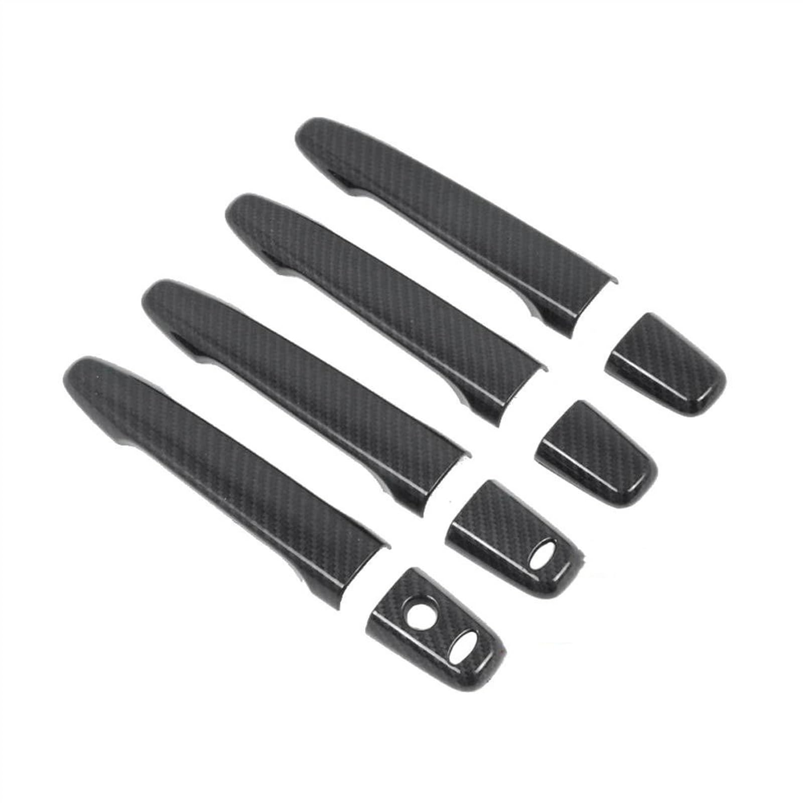 SLIMES Car Exterior Door Handles Cover Decorative Sticker for Mitsubishi Lancer Evolution X Outlander ASX Protection
