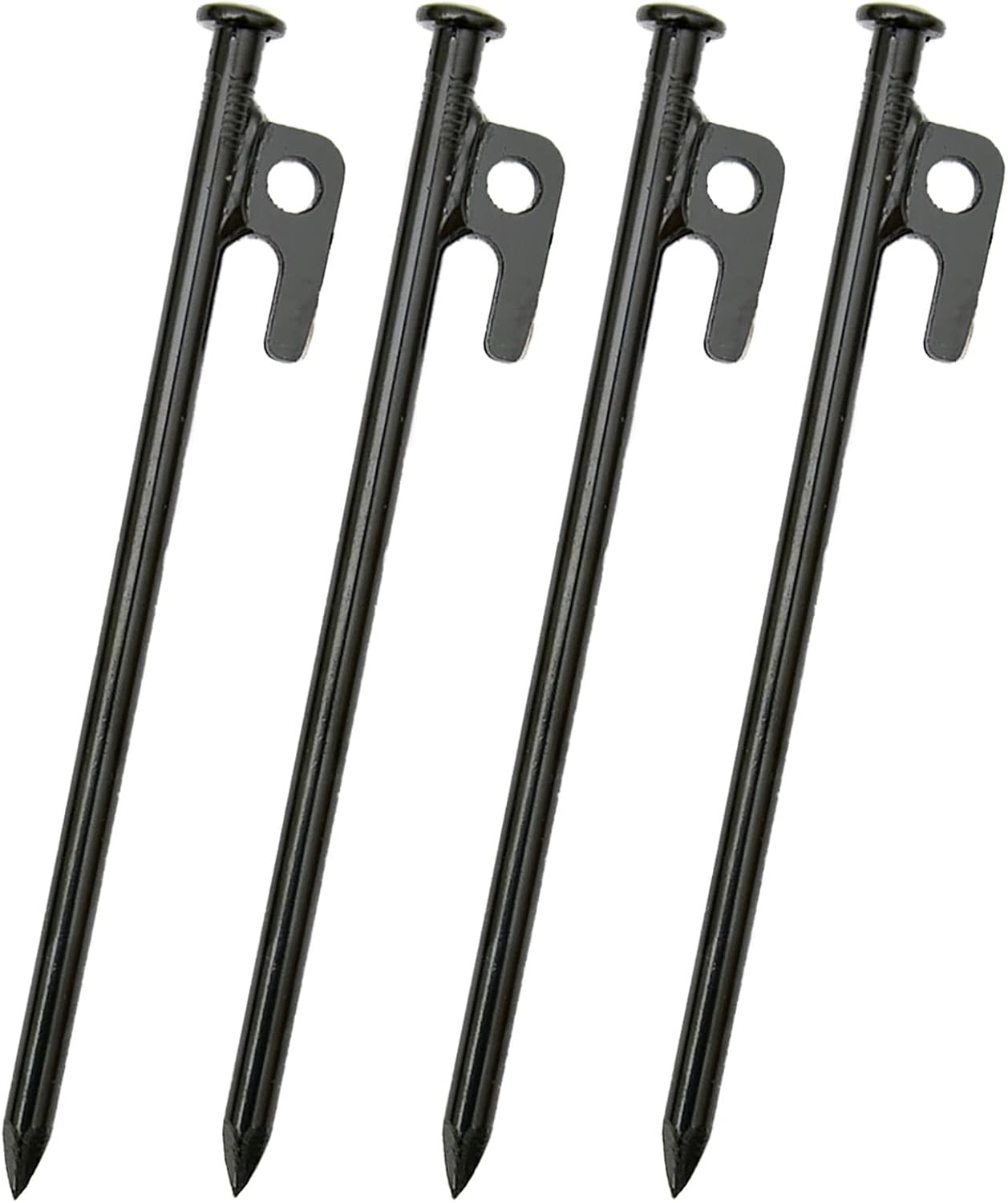 8 Pack Tent Stakes Heavy Duty 12 inch Steel Tent Pegs for Camping Unbreakable and Inflexible : Sports & Outdoors
