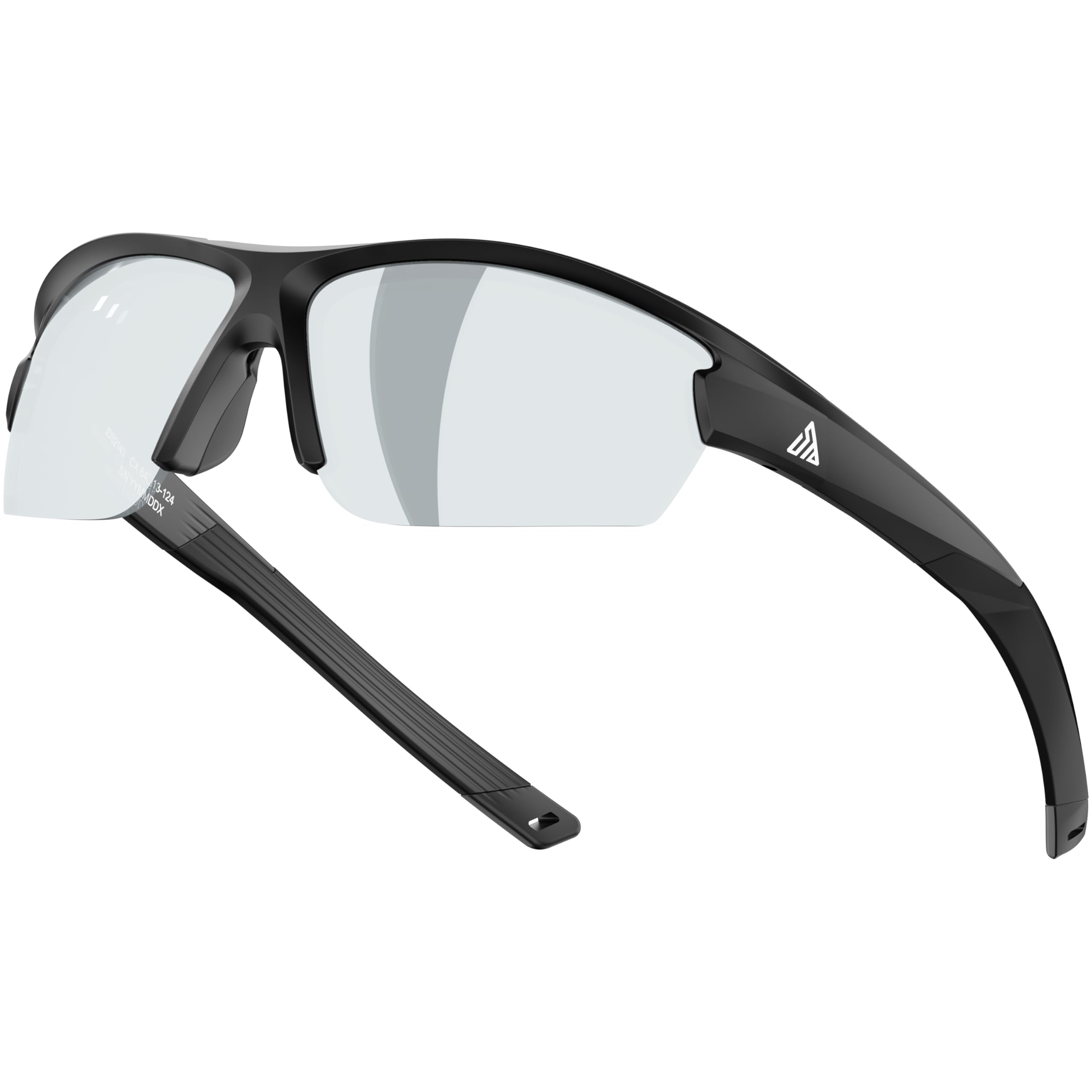 SIPLION Polarisiert Sonnenbrille Herren Sport: UV400 Schutz TR90 Rahmen Rutschfest Umschließend für Fahren Angeln Golf Laufen JDS2143 C2