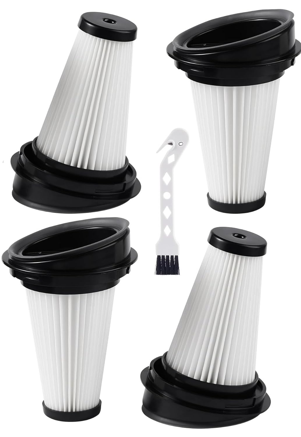 4 Filtre pour Rowenta X-pert 3.60 X-Pert 160 RH6921WO RH6933WO RH6971WO RH6973WO RH6974WO RH6985WO Piece Détachée ZR005202 Filtre de Rechange Aspirateur Balais