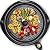 Elite Gourmet EMG-980BSC Large Indoor Electric Round Nonstick Grill Cool Touch Fast Heat Up Ideal Low-Fat Meals Easy to Clean Design Dishwasher Safe Includes Glass Lid, 14" Round B, Black