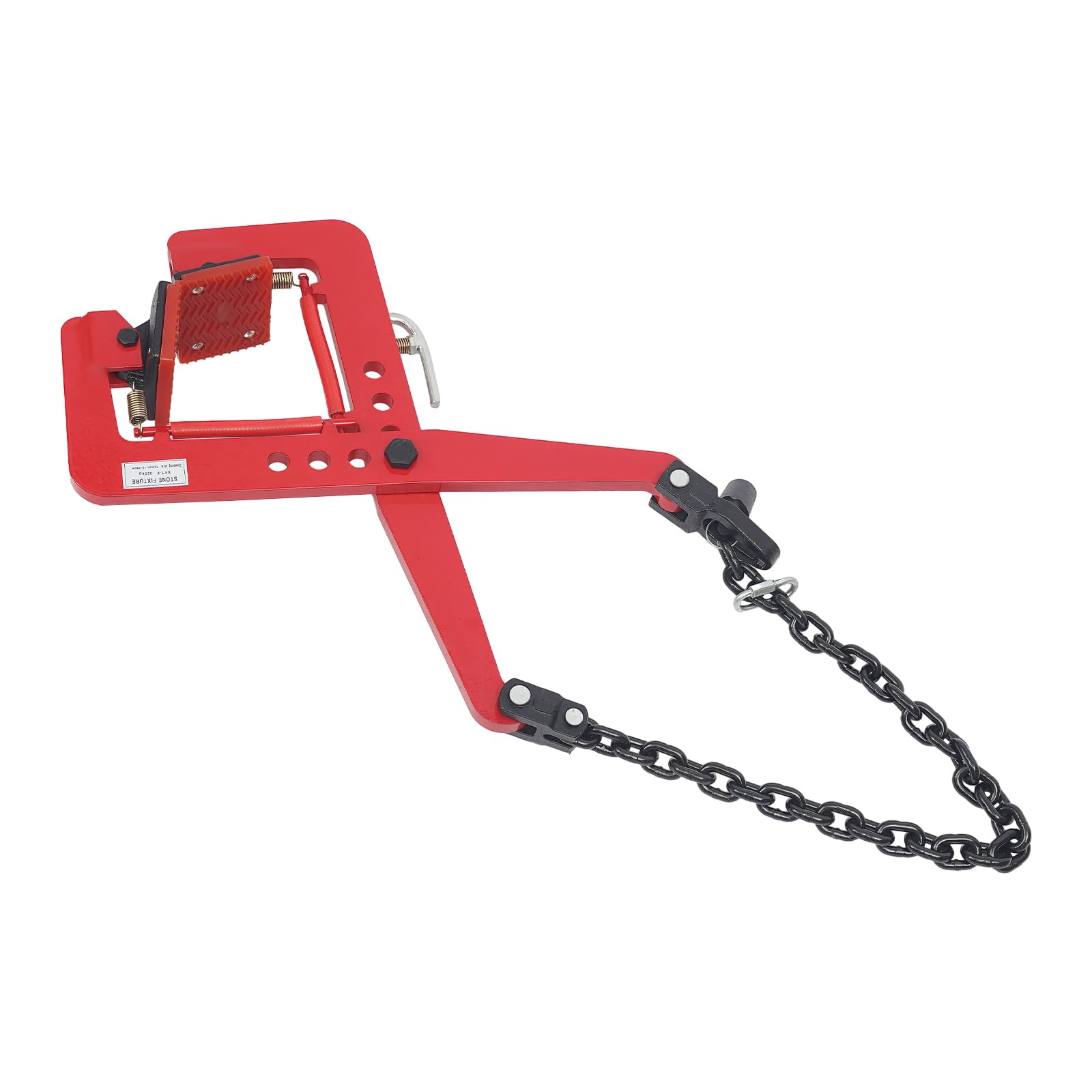 Pinza per marciapiede, 325 kg, morsetto regolabile per pietra, 12-36 cm, pinza di sollevamento per marciapiedi, pinza per marciapiedi