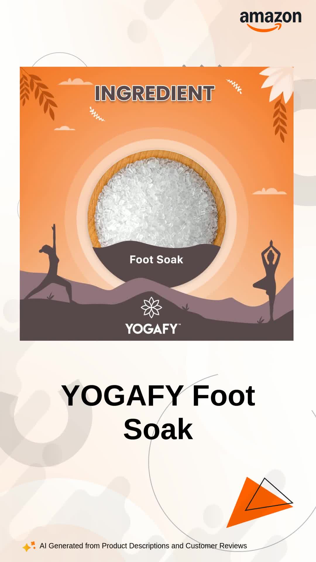 YOGAFY Foot Soak with Epsom Salt