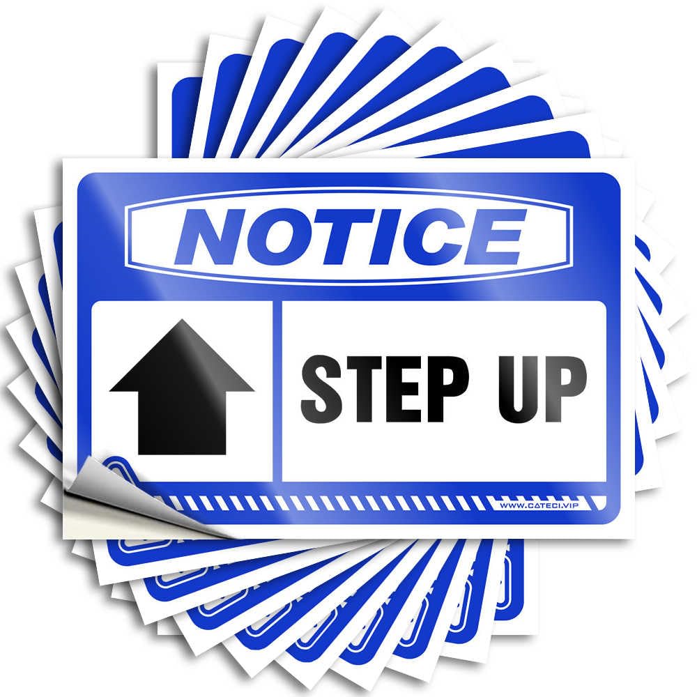 Stickers for Your Car Notice Step Up [Up Arrow] Stickers 10Pcs Funny Truck Stickers Automotive Stickers(8X12CM)
