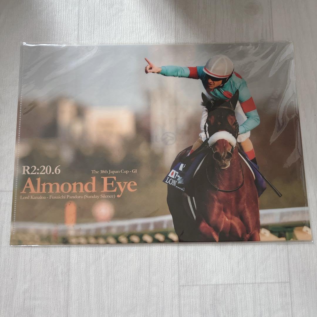 Amazon.co.jp: JRA 競馬 アーモンドアイ クリアファイル クロス 2点