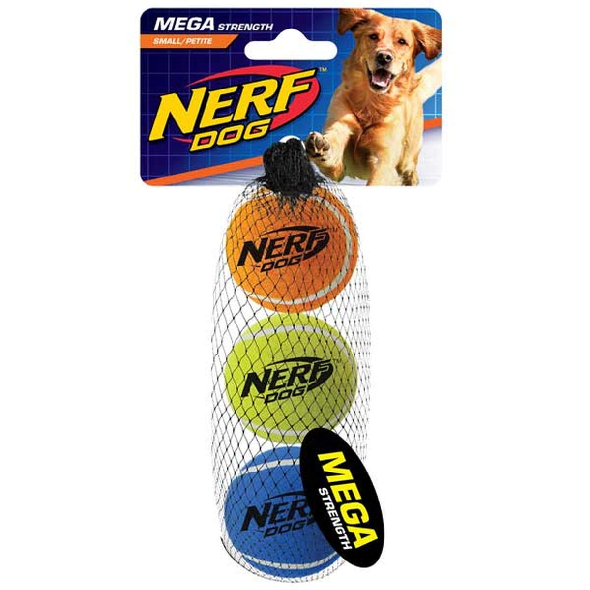 Nerf DogHagen Mega Strength Balls Pack of 3, S
